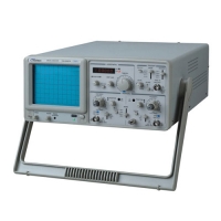 Analog Oscilloscope with Frequency Counter